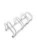 relaxdays 2 x Fahrradständer in Silber - (B)100 x (H)26 x (T)32 cm
