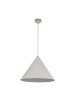 Licht-Erlebnisse Pendelleuchte Ø 50 x (T)170 cm in Beige