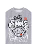 Denokids Sweatshirt Just Smile in grau