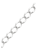 faina Women Cable Chain Link Bracelet in Silver