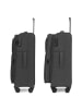 Redolz Essentials 12 MEDIUM 4-Rollen Trolley 67 cm mit Dehnfalte black2