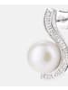 Diamant L'éternel Ohrstecker aus 375 Weißgold mit Diamant mit Perle