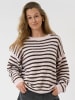 TeeShoppen Pullover Sienna Knit in Brown-Light Pink