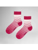 Hudson Socken Piano gemustert in Hot pink