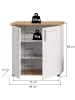 xonox.home Highboard  (B/H/T: 84x88x37 cm) in Sibiu Lärche Nachbildung