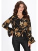 faina Women Blouse in black multicolor