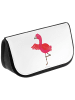 Mr. & Mrs. Panda Waschtasche Flamingo Yoga ohne Spruch in Weiß
