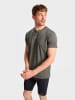 Newline T-Shirt S/S Nwlpace Melange Tee in BELUGA MELANGE