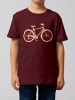 wat? Apparel T-Shirt Red Bike in Weinrot