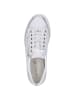 Caprice Sneaker in WHITE/SILVER