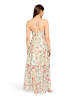 Vera Mont Abendkleid mit Volant in Yellow/Green
