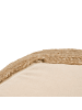 Beliani Pouf JUTUR in Naturfarben/Beige - (W) 70 x (H) 30 x (L) 70 cm