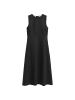 Leinenkleid shaped in Schwarz