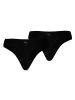 Puma 2er Pack Invisible Ultra Soft Cotton Strings in Schwarz