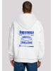 F4NT4STIC Ultra Heavy Hoodie Retro Car Japanese Streetstyle in weiß