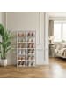 SONGMICS 12er-Set: Schuhbox Dennys in Transparent-Weiß - (B)23 x (H)14 x (T)33.3 cm