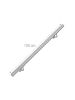 relaxdays Handlauf in Silber - (L)100 x (H)12 cm