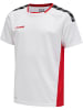 Hummel Hummel T-Shirt Hmlauthentic Multisport Kinder Atmungsaktiv Schnelltrocknend in WHITE/TRUE RED