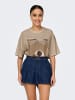 ONLY T-Shirt 'VIVVI LIFE' Beige