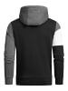Humy Dicker Sweat Hoodie mit Farbblock Design A&S in Anthrazit