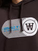 WOOD WOOD WOOD WOOD Hoodie in black coffee