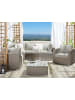 Beliani 7-tlg Lounge Set CONTARE in Grau/Beige