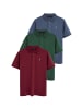 Polo Club 3 tlg. Set: Poloshirt PACK 3 - RIGBY GO POLO SS VO [DB-BG-G] in Mehfarbig
