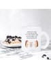 Mr. & Mrs. Panda Geschenktasse Igel Seilhüpfen mit Spruch in Transparent