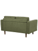 Beliani 3-tlg 2-Sitzer Sofa NURMO in Grün/Braun