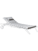Beliani Auflagen CESANA PREMIUM in Grau - (W) 56 x (H) 5 x (L) 189 cm