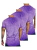 Amaci&Sons T-Shirts 3er-Pack 3. SAN FRANCISCO in (3x Lila)