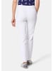 GOLDNER Bengalinhose Schlupfhose LOUISA mit Steppnähten in weiß