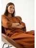 More & More stilvoller, legerer Zopfpullover in cinnamon