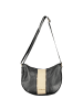 Laura Biagiotti Schwarz PVC Damen Handtasche