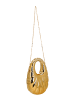 faina Women Handbag in Gold