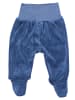 TupTam Baby Jungen Hose mit Fuß 3er Pack Nicki in blau/grau