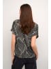 Kaffe Ärmellose Bluse KAamber Loose fit in Black/Turtledove Leaf Print