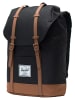 Herschel Rucksack 'Retreat' in schwarz