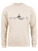 Cotton Prime® Sweatshirt Harzschlag in Beige