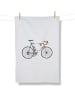 GreenBomb Tea Towel Bike Jacques in Weiß