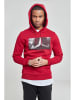 Mister Tee Mister Tee Herren Pray Hoody in ruby