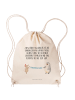 Mr. & Mrs. Panda wander rucksack Maus Pinguin Geburtstag mit Spruch in Creme