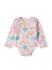 Minoti 4tlg. Set: Langarmbody 16mbaby 9 in rosa