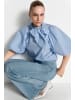 Rich & Royal Bluse in blau weiß