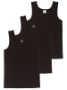 Sweety for Kids 3er-Set: Unterhemd in schwarz