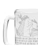 Mr. & Mrs. Panda Gravur Bierkrug Igel Federschmuck mit Spruch in Transparent