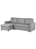 Beliani Ecksofa NESNA in Grau/Braun - (W) 228 x (H) 84 x (L) 145 cm