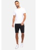 Threadbare Sweatshorts Ottoman in Schwarz