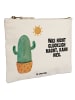 Mr. & Mrs. Panda Etui Kaktus Sonne mit Spruch in Weiß