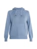 usha BLUE LABEL Damen Strick Hoodie in Denimblau